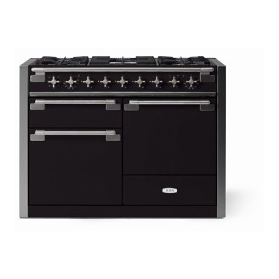 AGA Elise 48"W. 6 Cu.Ft. Freestanding Duel Fuel Convection Range with Brushed Nickel Trim