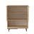 Colesen Modern Multi-Purpose Cabinet, Walnut Color, 29.5 x 35.5 x 35.4 inches | 100% Melamine Coated Particle Board, Thickness: 0.7 inches | Sturdy Metal Legs, Stylish Design for Home or Office Storage Solutions