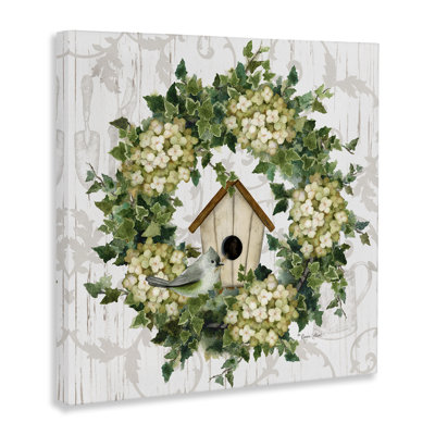 Art mural sur toile Spring Spring Birdhouse