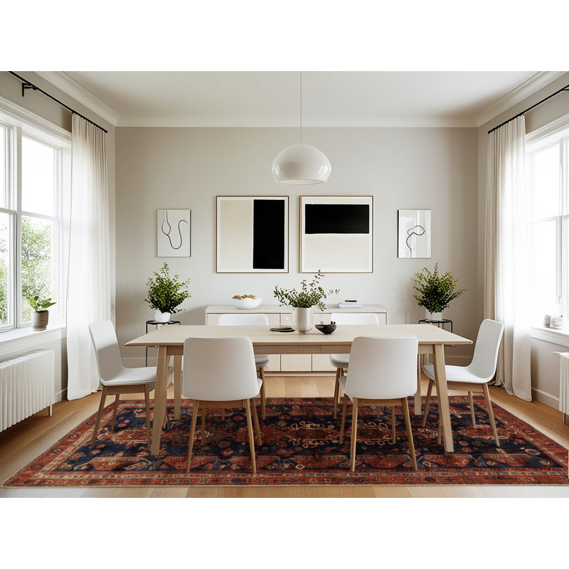 Machine Washable Turkish Brown Area Rug, Rectangle 7' x 10'