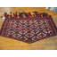 Tribal Geometric Antique Ivory Turkmen Yamoud Small Scatter Size Wool Rug