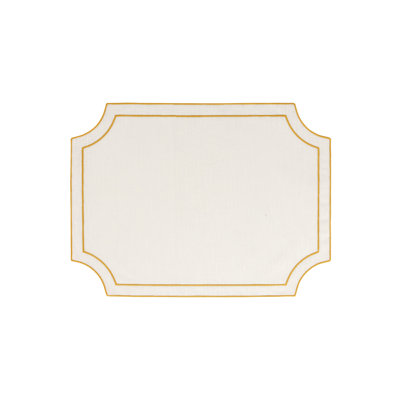 Tessuti Rectangular Placemats with Stitching