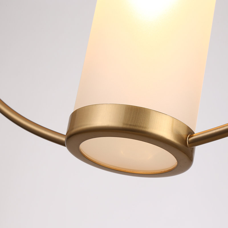 1 - Light Single Cylinder Amor Pendant Ring Circle Lamp