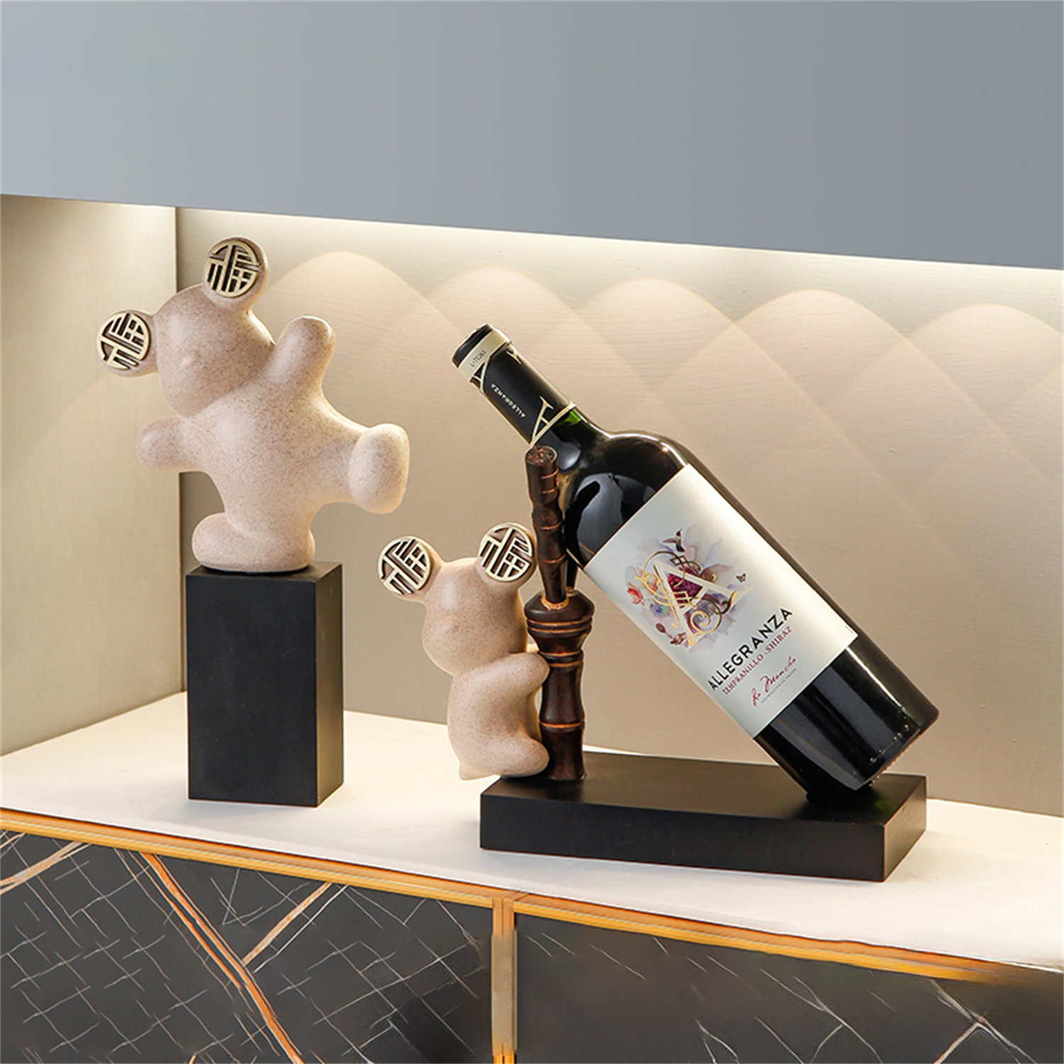 Lark Manor New Chinese Style Red Wine Rack - Wayfair Canada