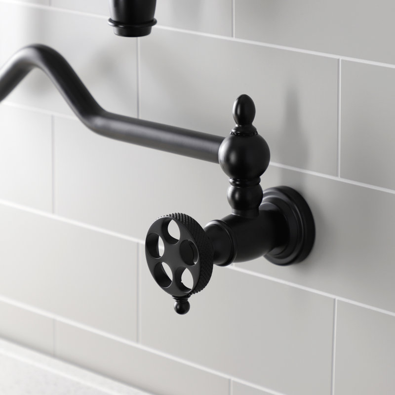 Robinet de cuisine Kingston Brass Webb, Noir mat