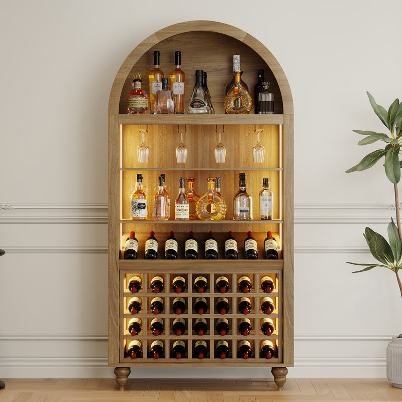 89.9 cm Bar Cabinet Bar Cabinet, Wood