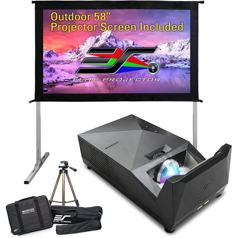 EliteProjector Home Theatre Projector 1500 Lumens Portable Projector with Remote Included