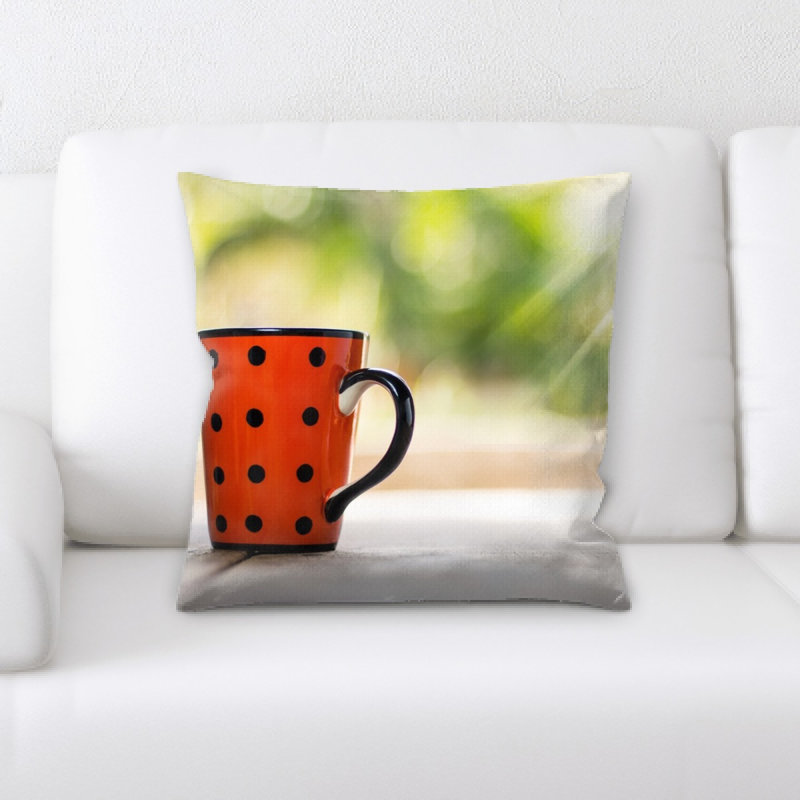 Coussin décoratif en tasse