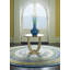Concentric Geometric Handmade Tufted Wool Blue/Green/Yellow Area Rug-10713605