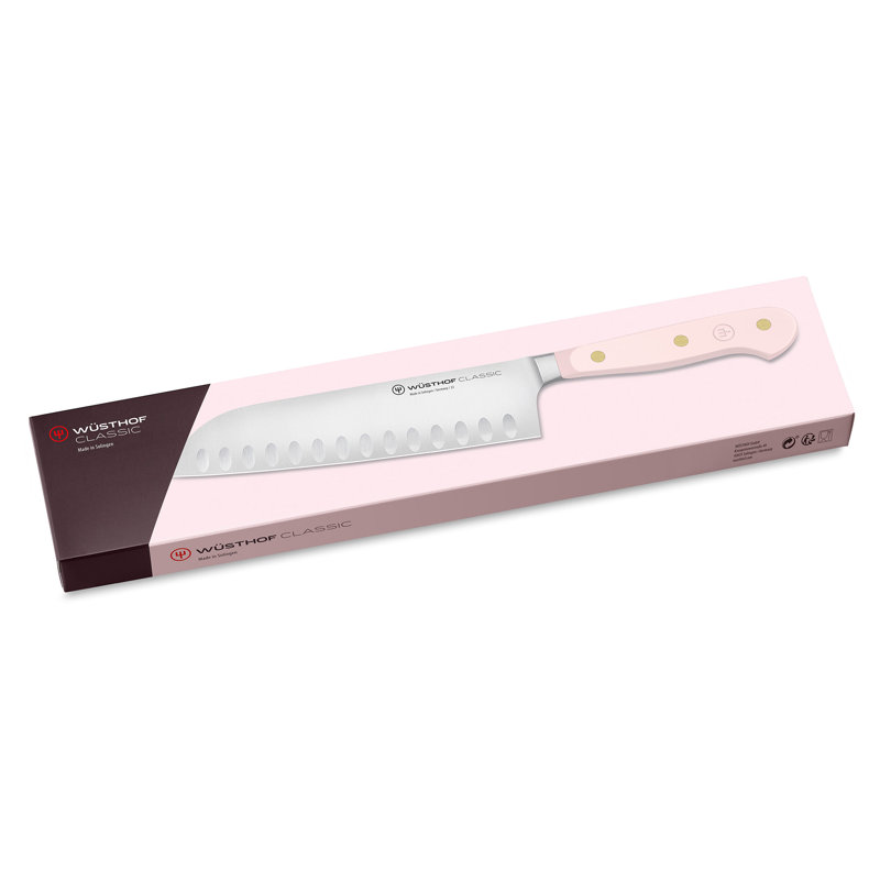 WÜSTHOF Classic Color Pink Himalayan Salt 7" Santoku Knife