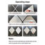 3d Mirror Art Wall Sticker Diamonds Acrylic Mural Decal Home Room Decor Diy