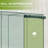 Outsunny 6' X 3' Crop Cage, Plant Protection Tent With Zippered Doors For Vegetable Garden, Backyard, Green