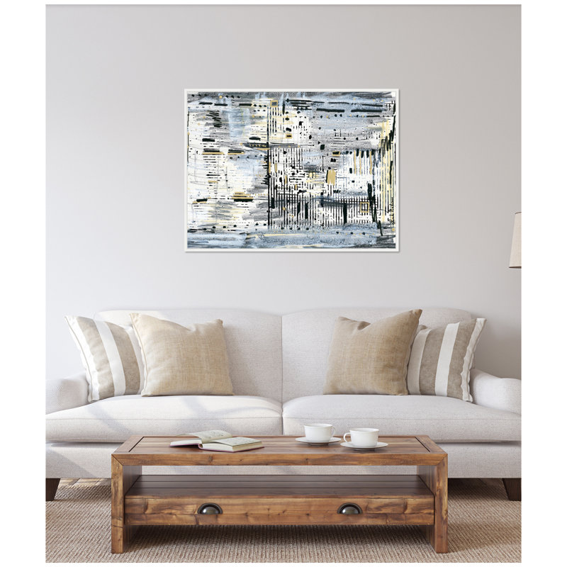 Impression sur toile encadrée Brookyln Bridge par Leah Nadeau