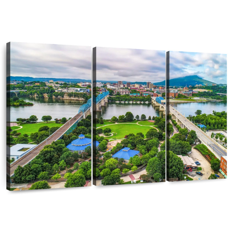 Chattanooga, Tennessee, H 32 po x l 50 po