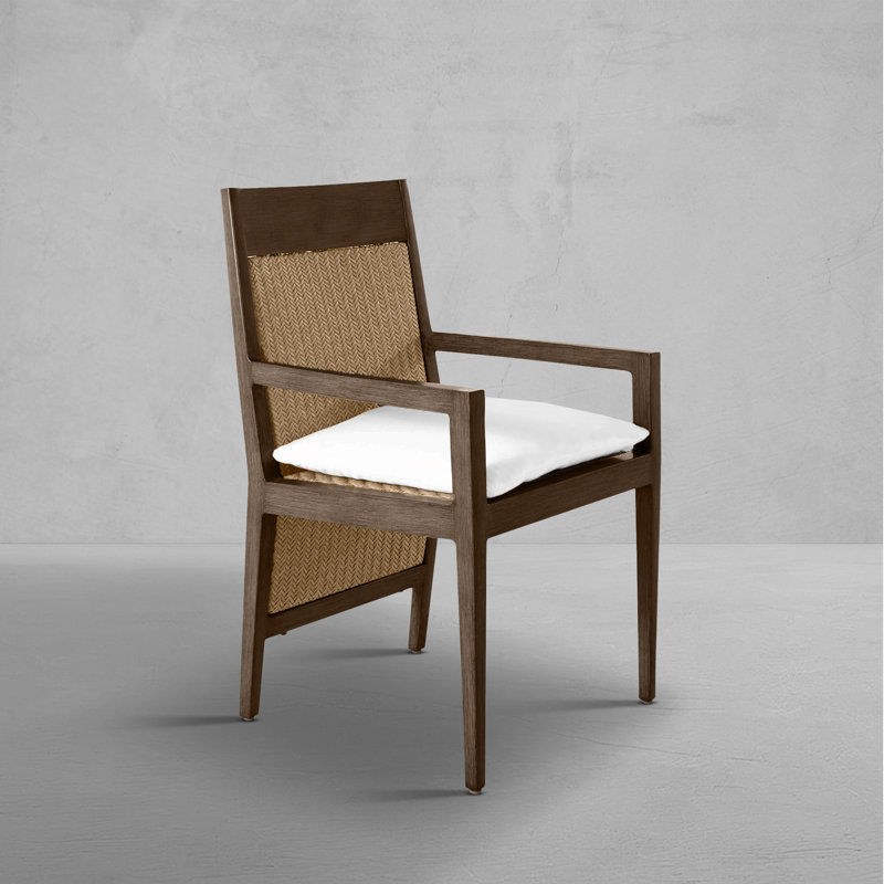 Savannah Patio Dining Armchair with Cushion