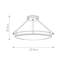 Batesville Glass Semi Flush Mount