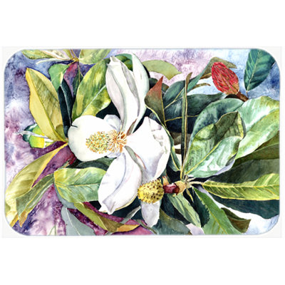 Caroline's Treasures Magnolia Glass Cutting Board