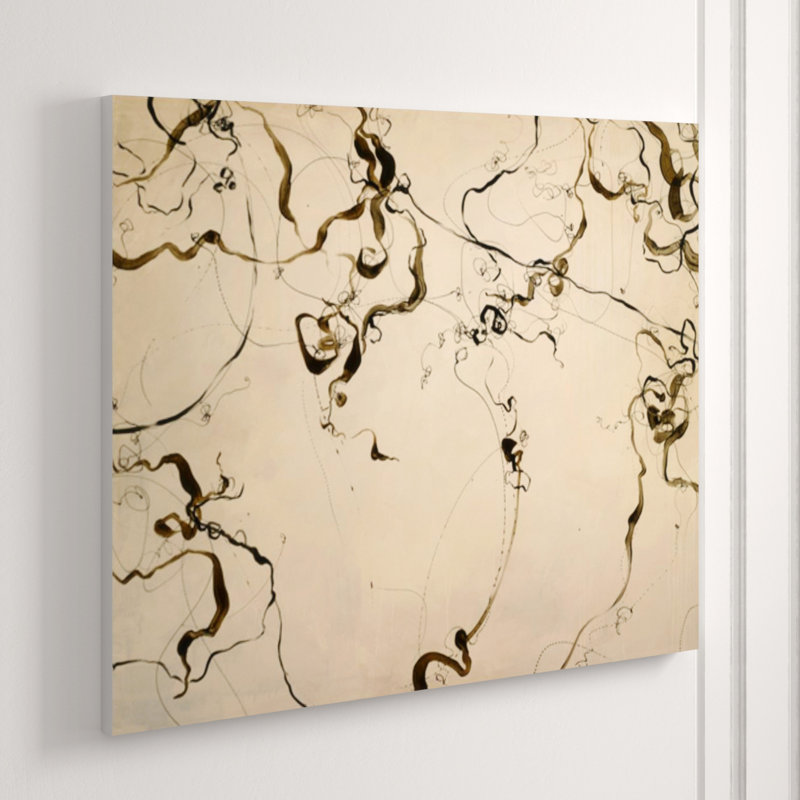 Scribbled Print by Chelsea Art Studio, Knife Gel, 24" H x 30" W x 1.5" D