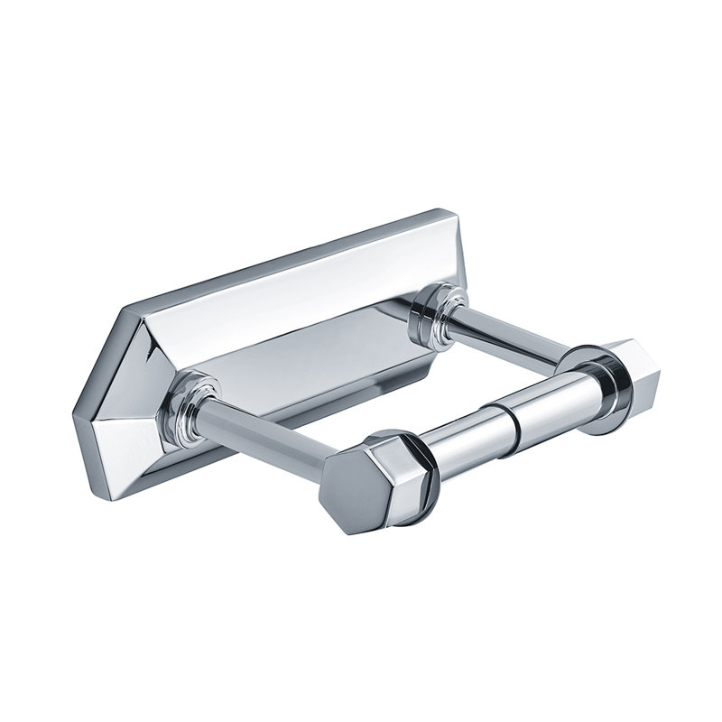 Mackintosh Wall Mount Toilet Paper Holder, Polished Chrome