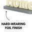 Floating Narrow Wall Shelf, Rounded Front Corners, Foiled Finish-67063345-67063348