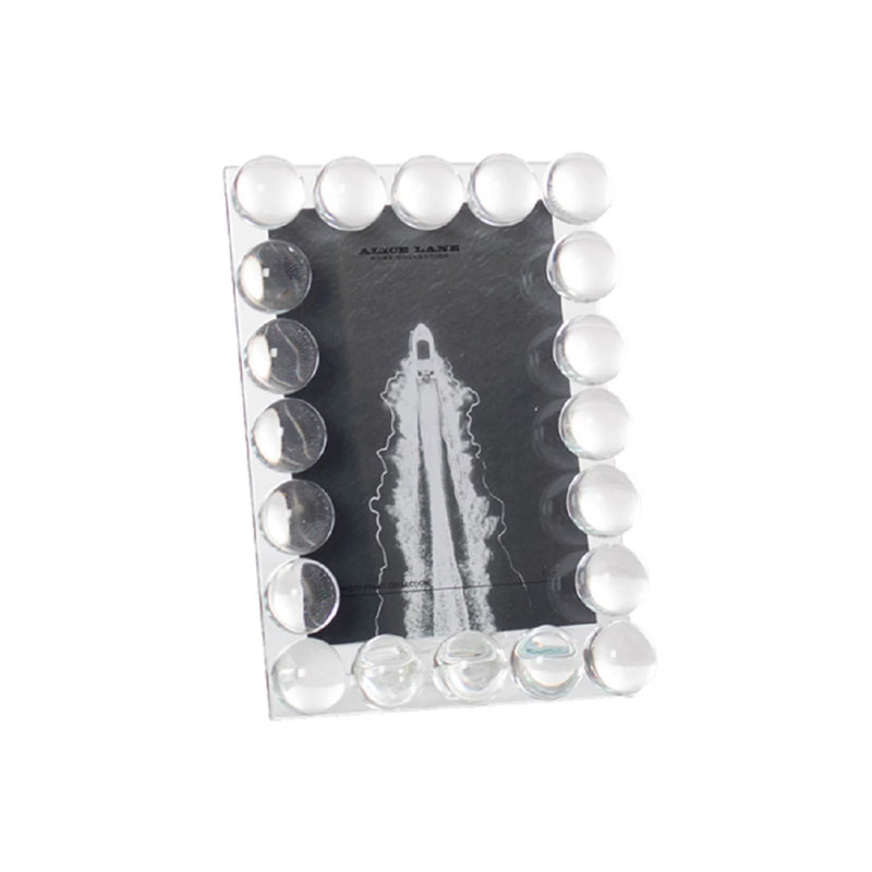 Glass Rectangle Picture Frame, 4" x 6"