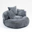 Fauteuil demi-tonneau à compression de 42,52 po Jaquarion-103104537