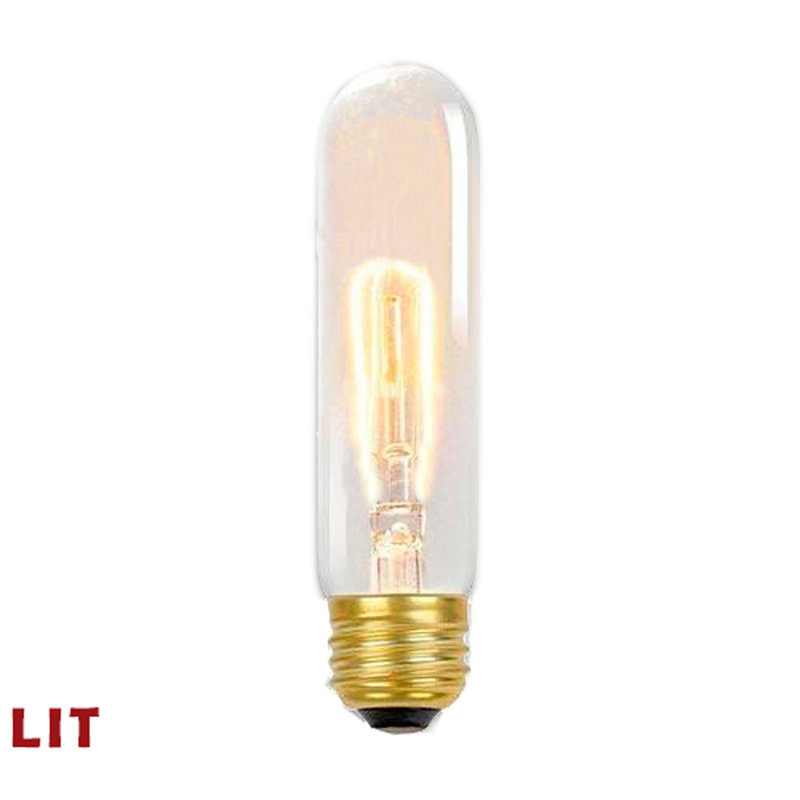 Ampoule incandescente 60 W T10 de 60 W à culot moyen (standard) E26