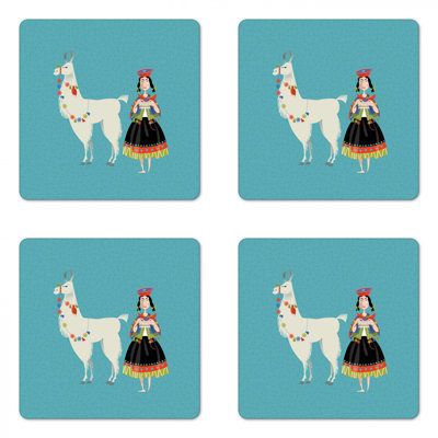 Sous-verre llama