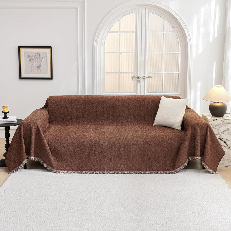 Housses de canapé pour 2 coussins pour chiens Boho, Tissu rouge