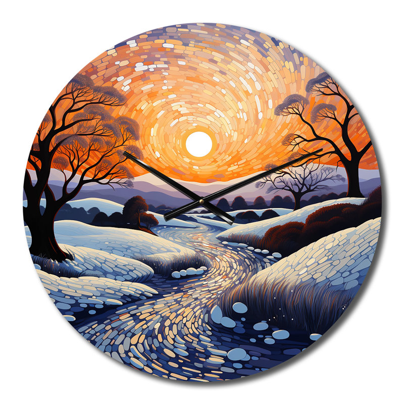 Metal Wall Clock, Medium