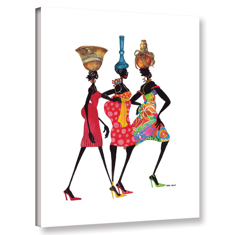 « little red dress », reproduction d’impression sur toile, H 10 po x l 8 po x P 2 po