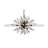 Orbital Oval Linear Pendant - 24"D x 48"W x 24"H - Carbon