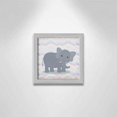 Pink Elephant Time Art