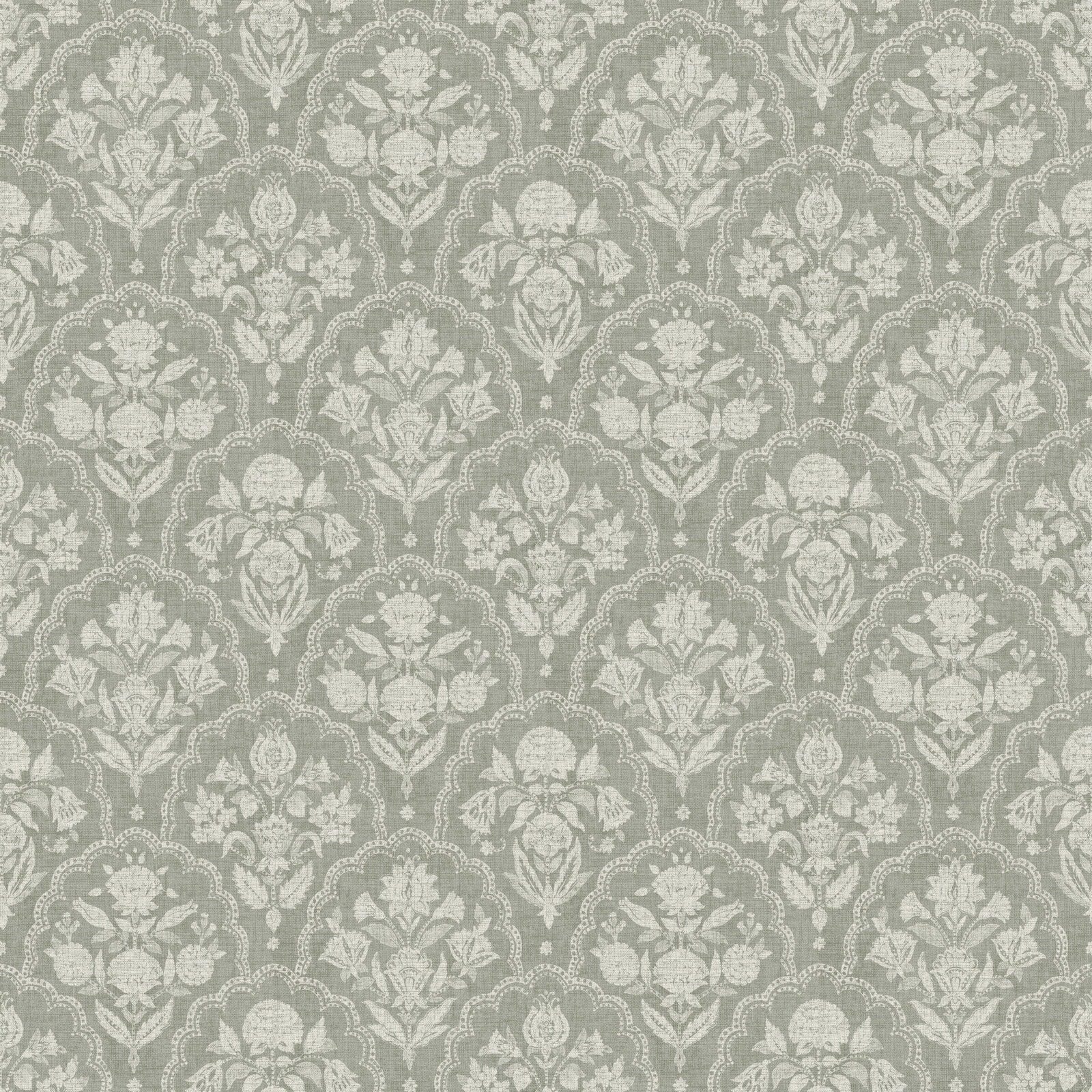 Fishscale Wallpaper Double Roll, Green