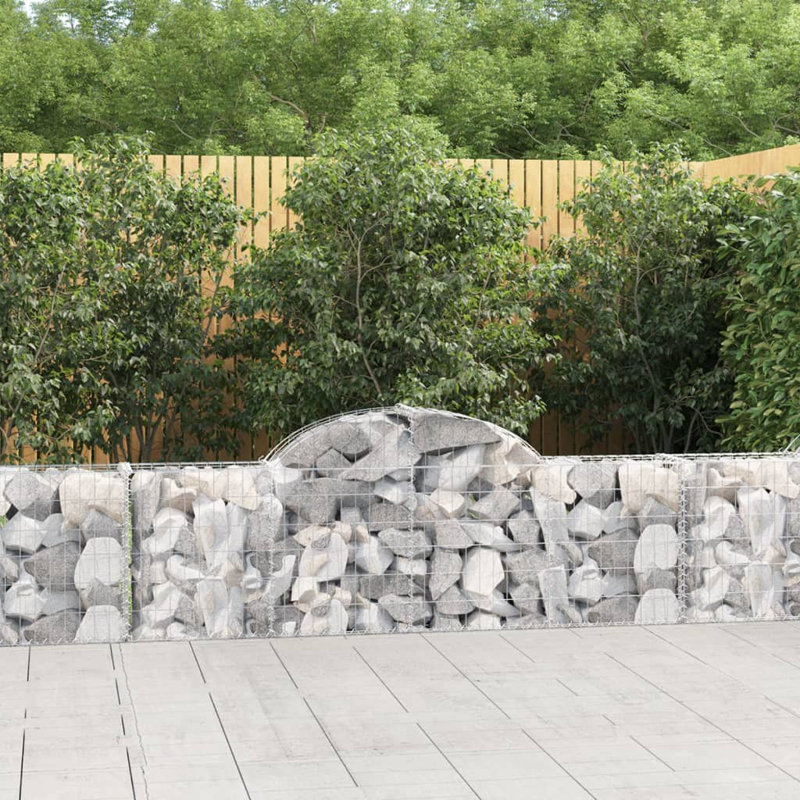 Briceida Silver Galvanised Iron, 80cm H x 200cm W x 30cm D