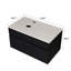 Base de meuble-lavabo mural simple 31,5 po moderne, armoire flottante peinte, tiroirs à fermeture en douceur