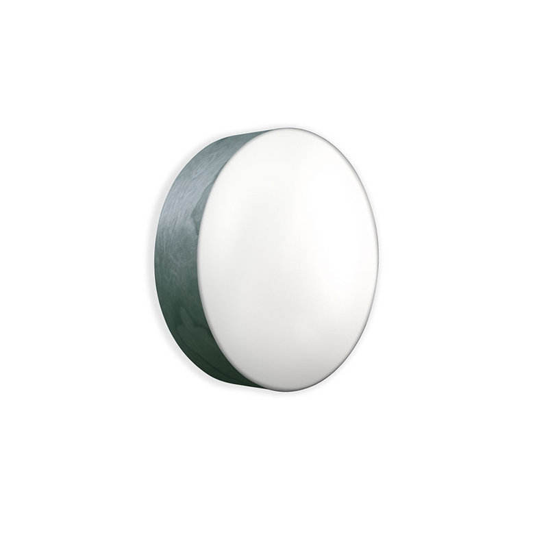 Gea 1 - Light Flush Mounted Sconce, Natural Cherry, 16.5" H x 16.5" W x 3.9" D, GX53