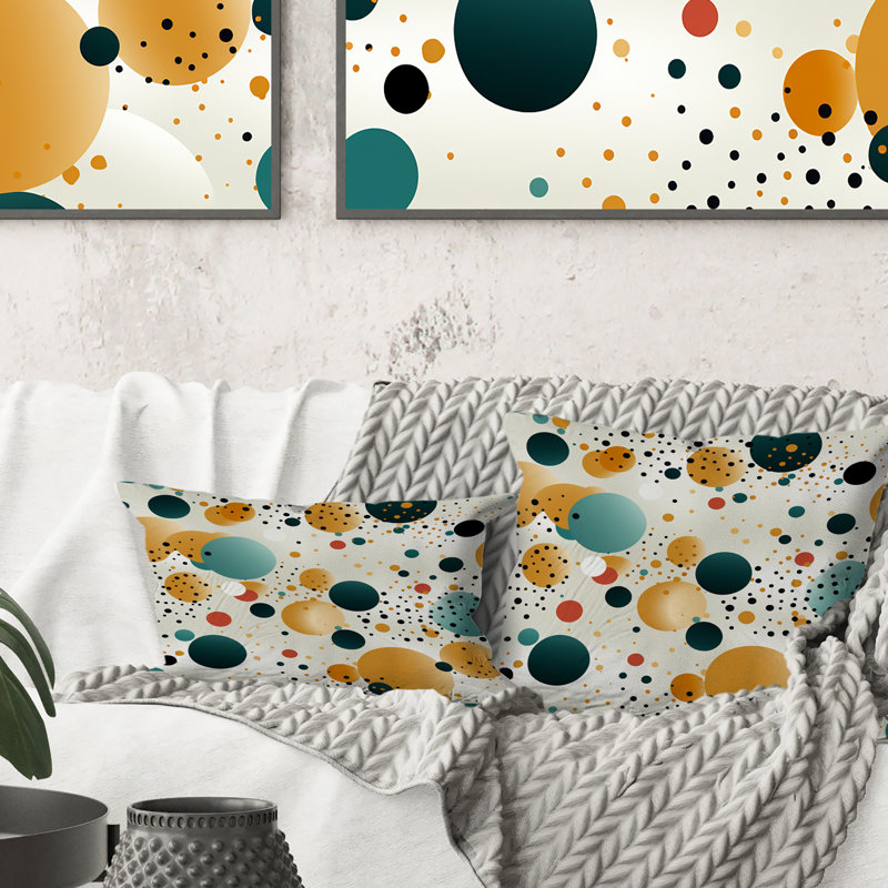 Motif marocain à pois - Coussin abstrait