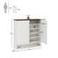 Armoire de rangement pour chaussures 24 paires avec tablettes réglables-375229241