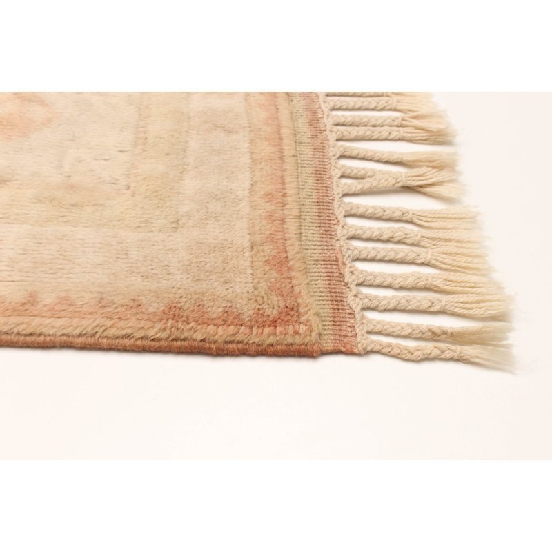 Tapis unique en cuivre noué à la main 3 pi 11 po x 7 pi 1 po Andelz