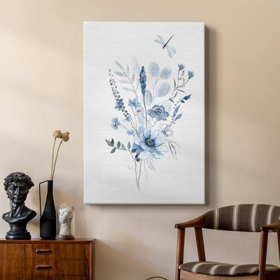 Indigo Gathering I - Gallery Cavas