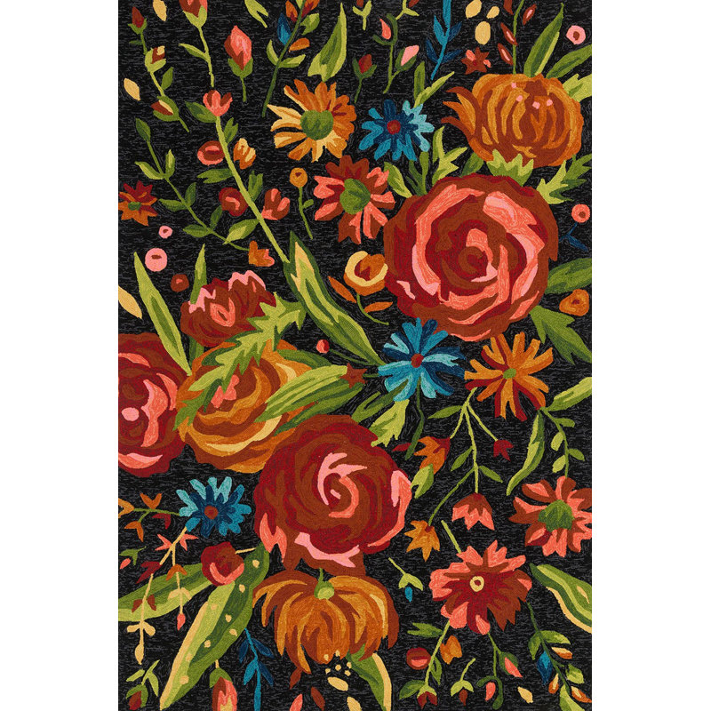 Floral Indoor / Outdoor Rug, Rectangle 32' x 55'