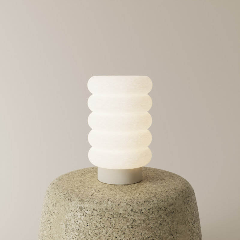 Argizari Table Light, Sand, 10" H x 6" W x 6" D