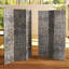 6 Ft. Tall Double Sided Antiqued Paneling Canvas Room Divider-2088596289