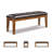 Rebecca Faux Leather Upholstered Bench