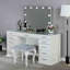 Ensemble de meuble-lavabo 1Pc avec tabourets rembourrés Glam Style 8Mm