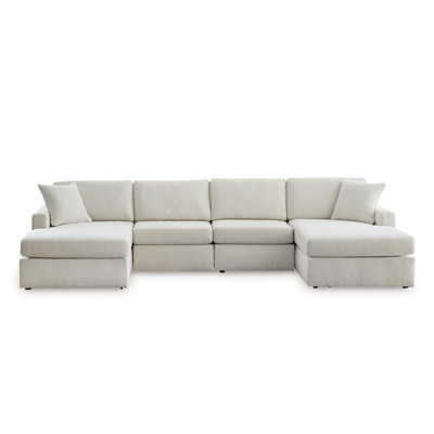Canapé modulaire 4 pièces avec méridienne Modmax