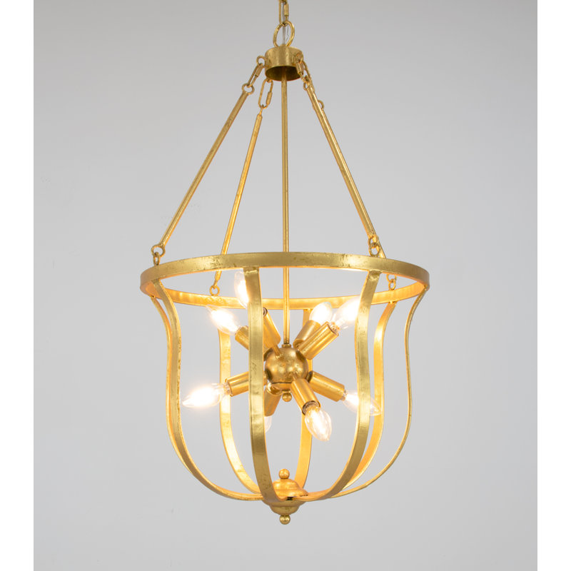 Maxim 8 - Light Chandelier, Gold