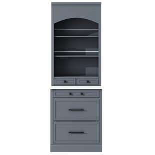 Tall Kitchen Cupboard With Faux Marble Surface, 83.7inch High, 5 Drawers And Adjustable Shelf, Gray Freestanding Unit For Space Storage, Top, Shelf Neatness