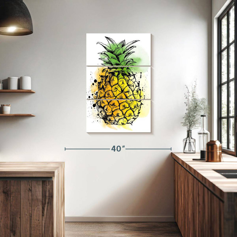 Yarlin Tropical Pineapple, 38" H x 24" W